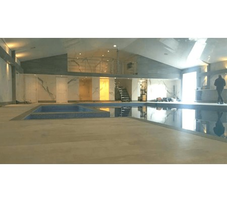 Tiles in Pool Room