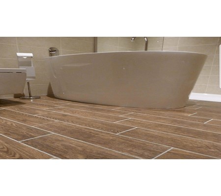 Wood effect Bathroom Floor Tiles
